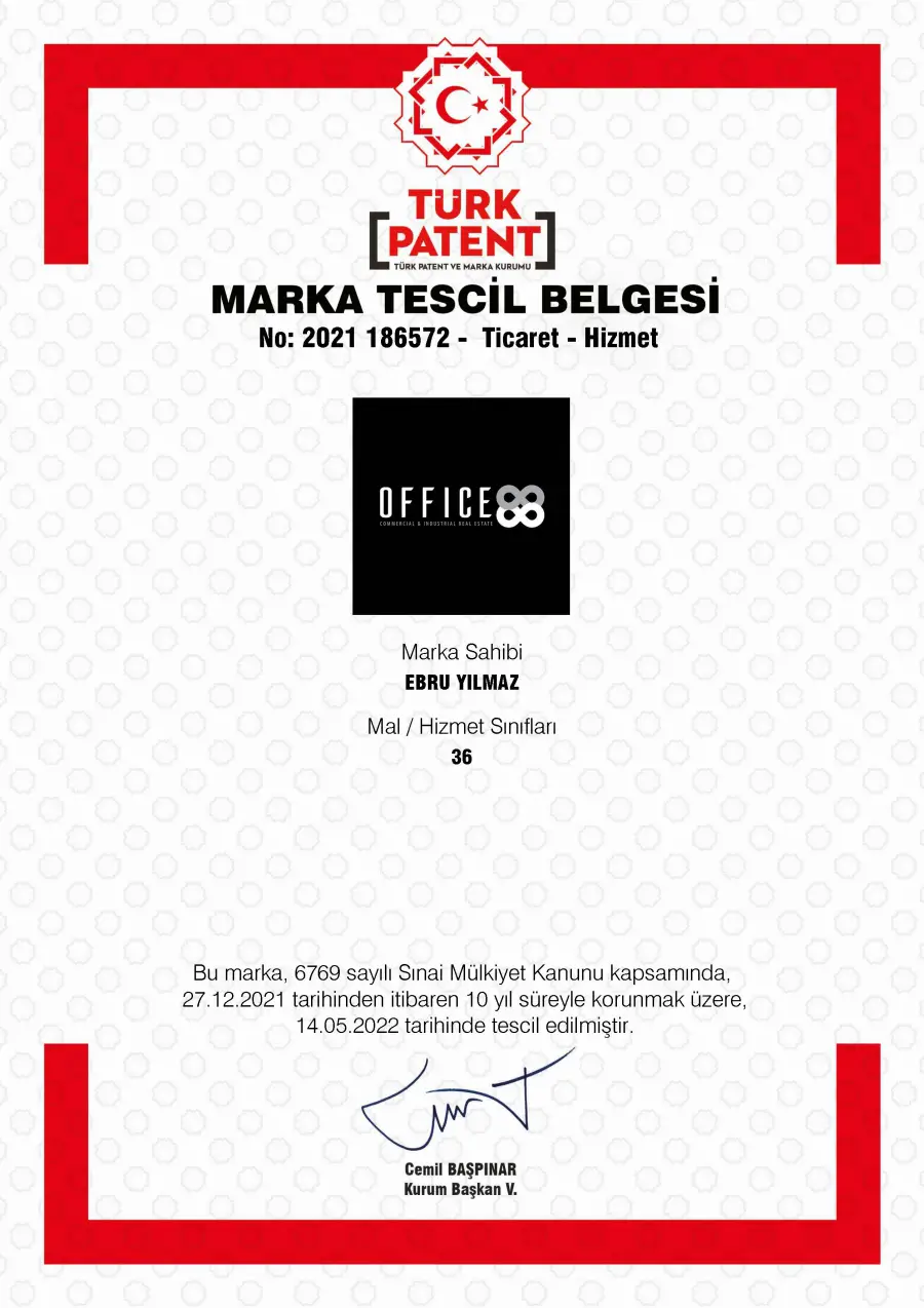 Marka Tescil Belgesi [TÜRK PATENT VE MARKA KURUMU]